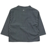 Dondup Camicia Manica Lunga Tinta Unita Fantasia A Righe Grigio Per Bambino