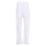 Twinset Pantalone tinta unita Traforato Bianco per Bambina 251GJ2QR4X BIANCO TWINSET 