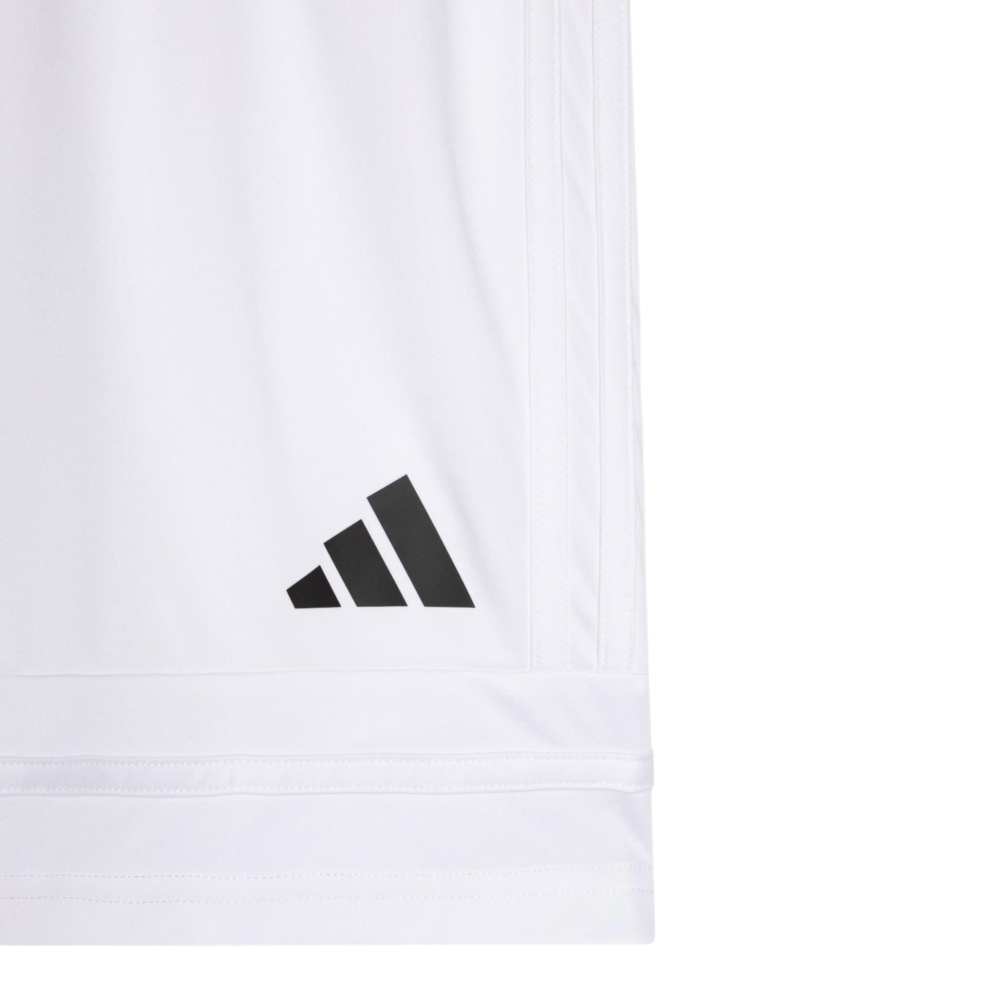 Adidas Bermuda Tinta Unita con Logo per Bambino JJ2423 BIANCO Adidas 