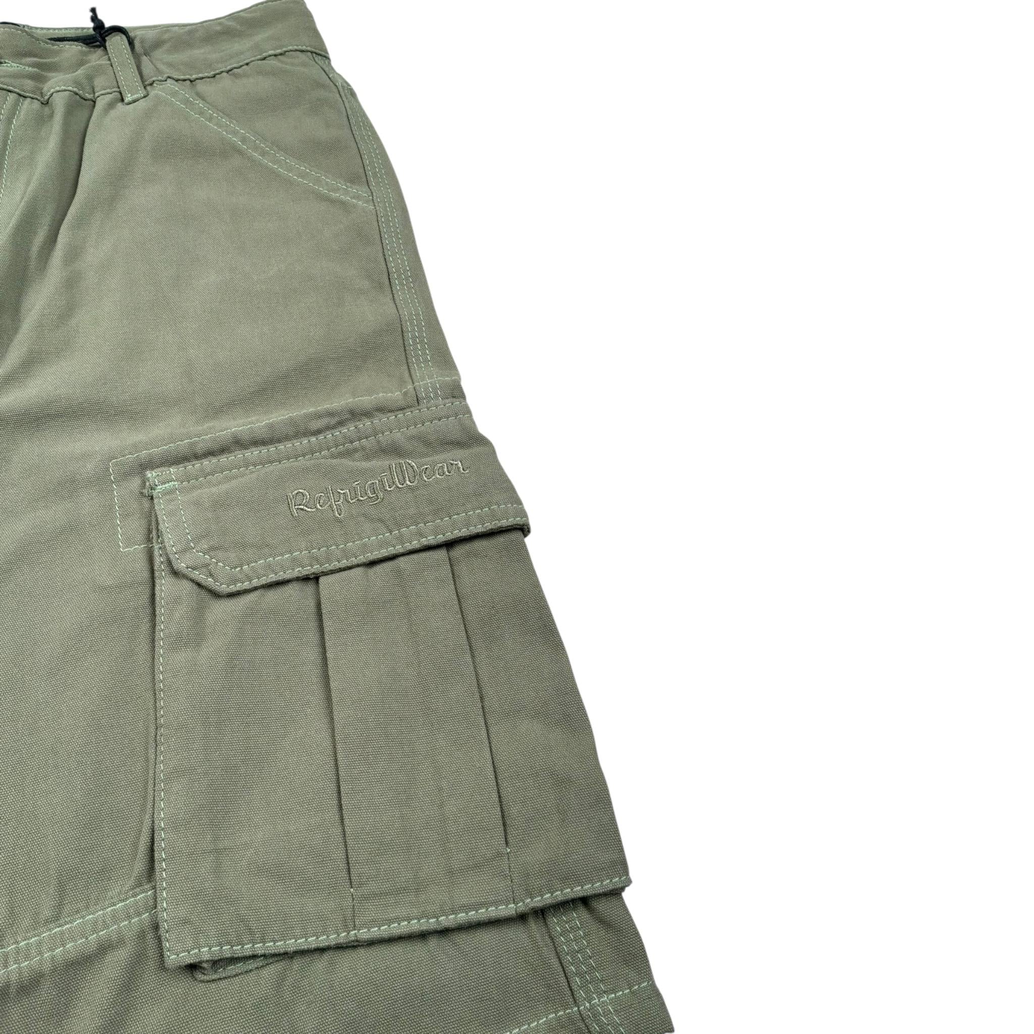 Refrigiwear Bermuda Tinta Unita con Tasconi per Bambino 145PRMJS25 VERDE REFRIGIWEAR 