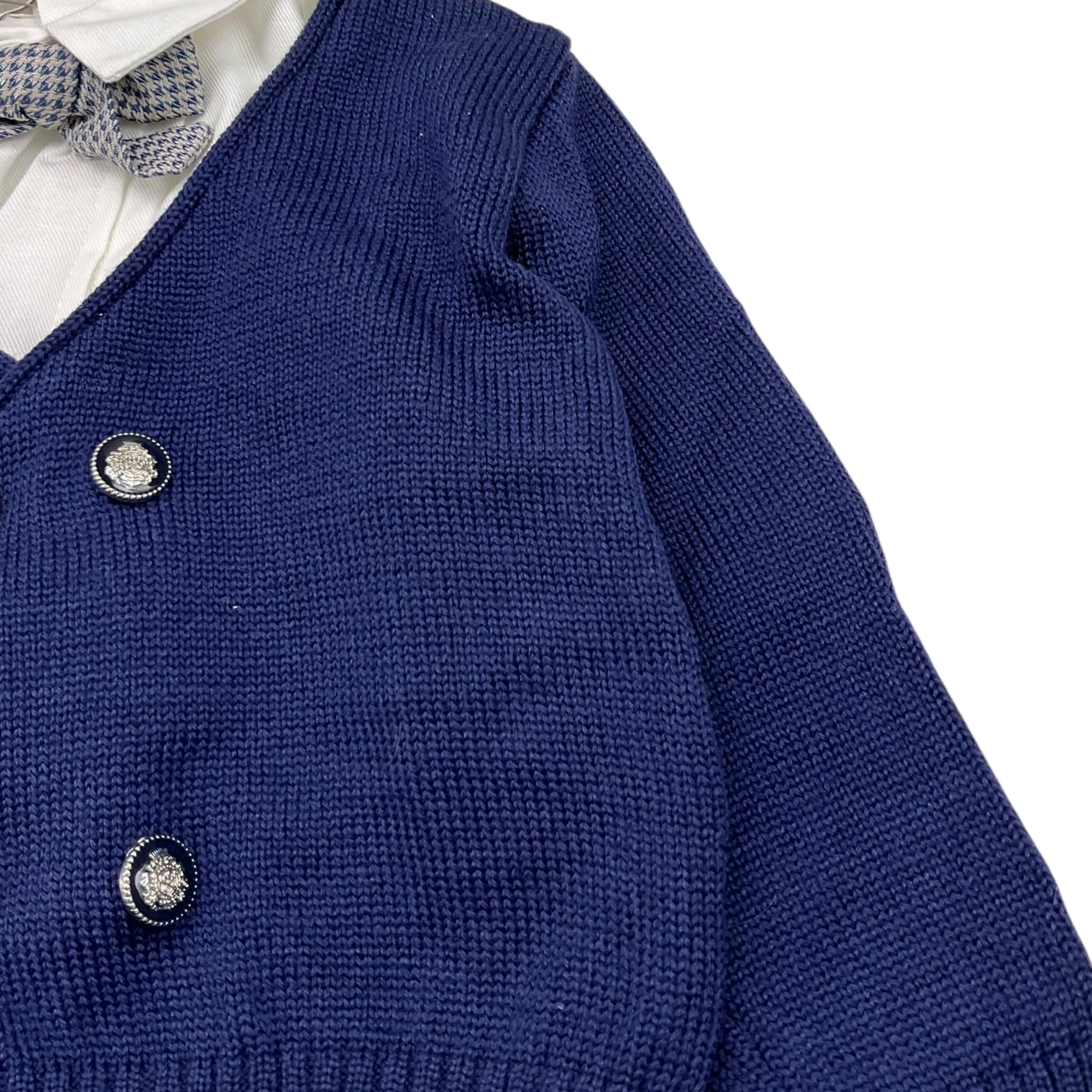 MARLU' completo 3pz cardigan-camicia-pantalone Blu per Neonato IG6060L BLU MARLU' 