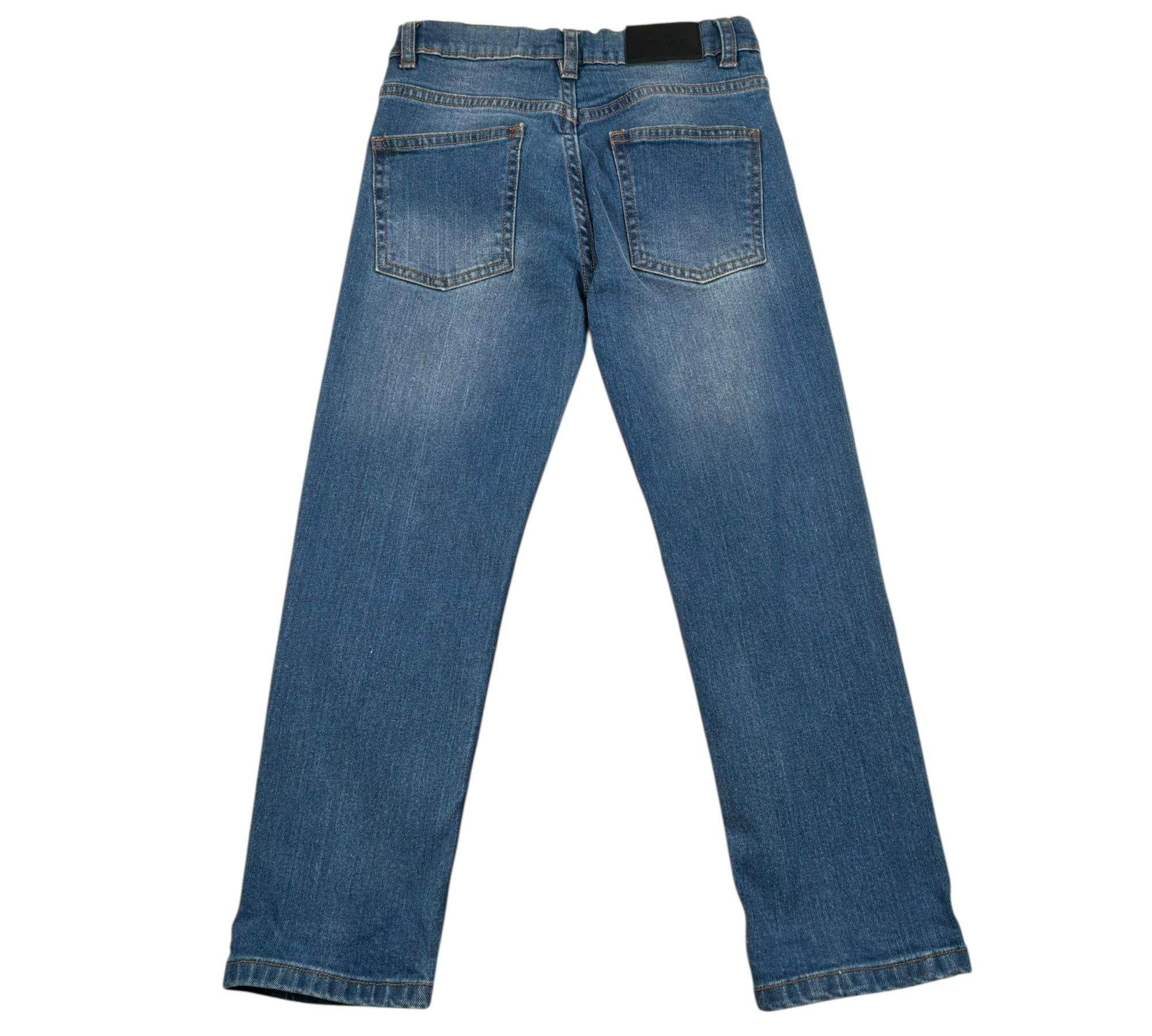 Trussardi Jeans Tinta Unita con Girovita Regolabile per Bambino TBP26018JE BLU TRUSSARDI 