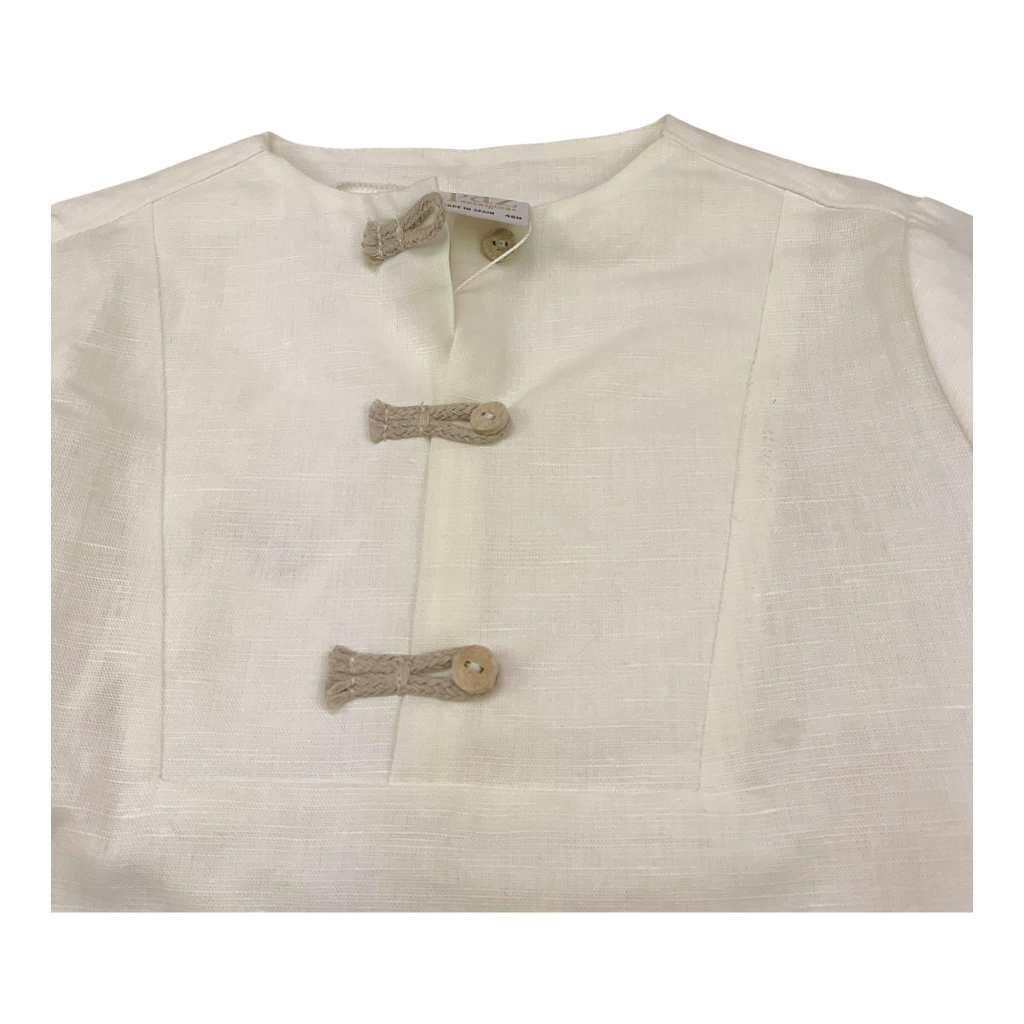 Paz Rodriguez Completo 2 Pezzi Camicia-Bermuda per Bambino 006152421 BIANCO/BEIGE PAZ RODRIGUEZ 