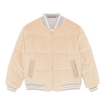 ELEVENTY giubbino tinta unita con zip e profili in contrasto Beige per Bambino EV2P37X BEIGE ELEVENTY 