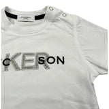 Jeckerson T-Shirt Girocollo Tinta Unita con Stampa per Neonato JN4028 BIANCO JECKERSON 