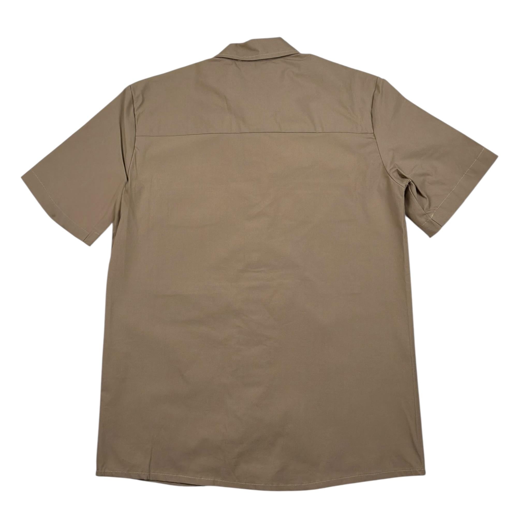 Patriot Camicia Mezza Manica Tinta Unita con Stampa per Bambino PCA0015 MARRONE PATRIOT 