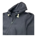 BRAND NAME felpa con zip e cappuccio tinta unita Nero per Bambino BN1095S NERO BRAND NAME 