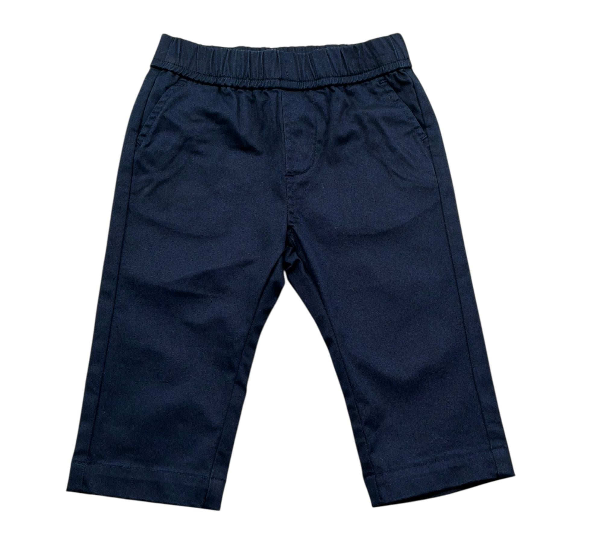 Trussardi Pantalone Tinta Unita con Elastico In Vita per Neonato TIP26148PA BLU TRUSSARDI 