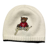 GUESS cappello tinta unita con stampa Panna per Bambino H4BZ09Z2QO0 PANNA GUESS 