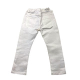 Daniele Alessandrini Pantalone Tinta Unita Con Girovita Regolabile Bianco Per Bambino
