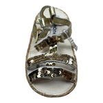 Simonetta Sandalo Tinta Unita con Paillettes per Neonata SDMS ORO SIMONETTA 