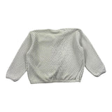 Bamboom+Babies Cardigan Tinta Unita Con Ricami Fango Per Neonato