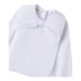 SARABANDA camicia tinta unita con fiocco Bianco per Bambina A222 BIANCO SARABANDA 