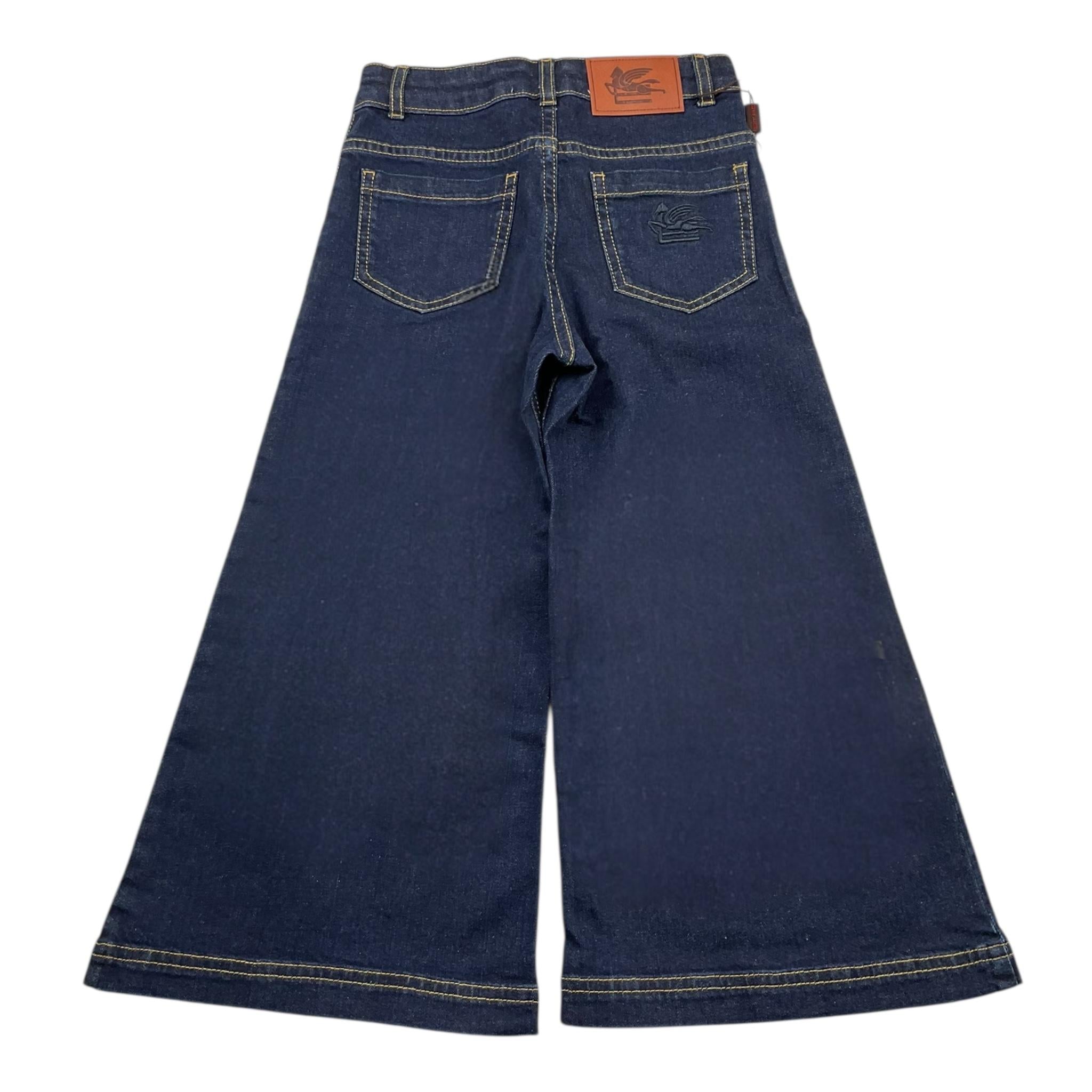 ETRO jeans modello a palazzo tinta unita Blu per Bambina GV6B30X BLU ETRO 