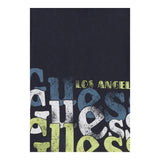 Guess T-Shirt Girocollo Tinta Unita con Stampa per Bambino L5RI12K8HM4 BLU NOTTE GUESS 