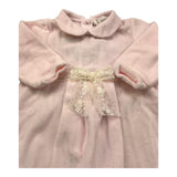 LALALU' tutina manica lunga tinta unita in ciniglia Rosa per Neonata TCL06NXX ROSA LALALU' 
