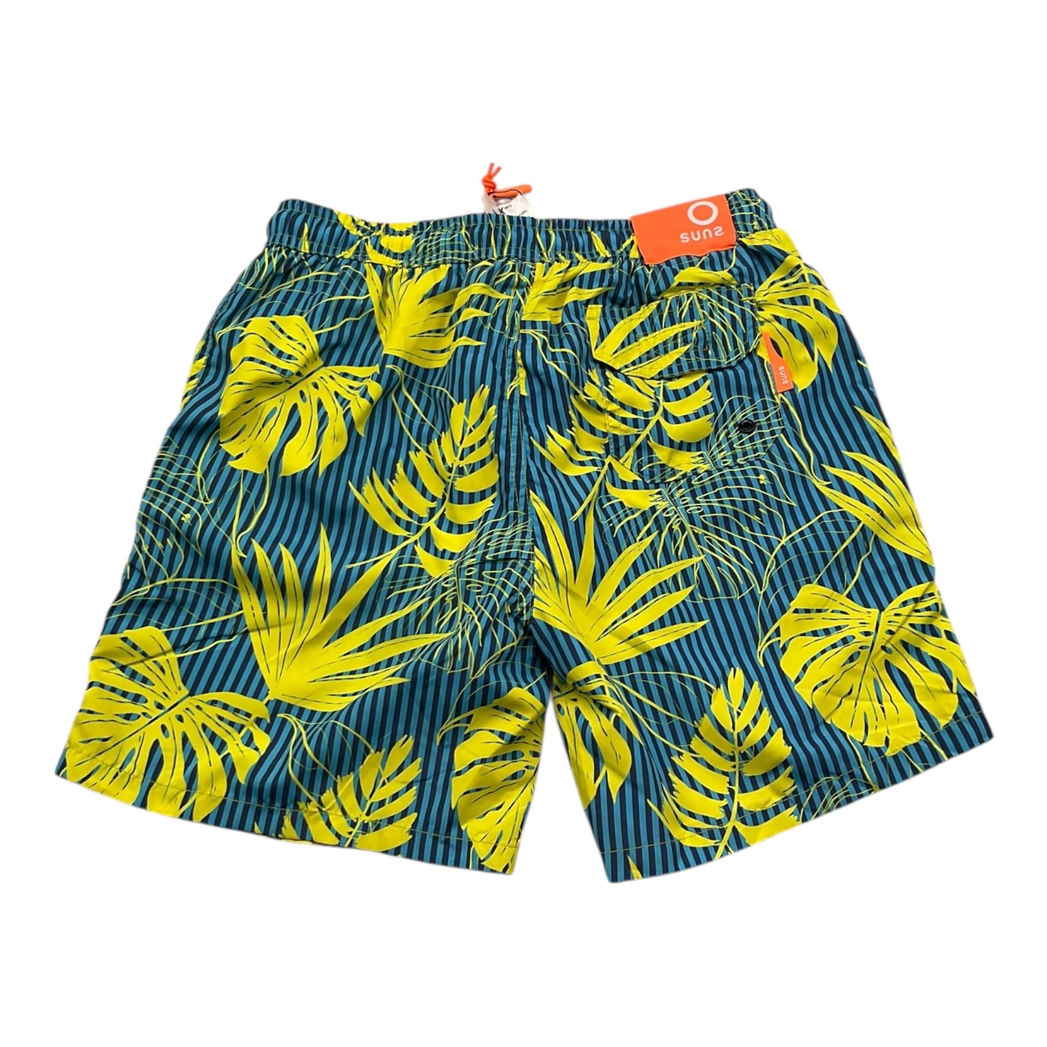 Suns  Costume Modello Bermuda Tinta Unita con Stampa per Bambino BXS5103U BLU SUNS 