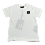 F**K T-Shirt Girocollo Tinta Unita con Stampa per Neonato FJ2450038WHN BIANCO F**K 