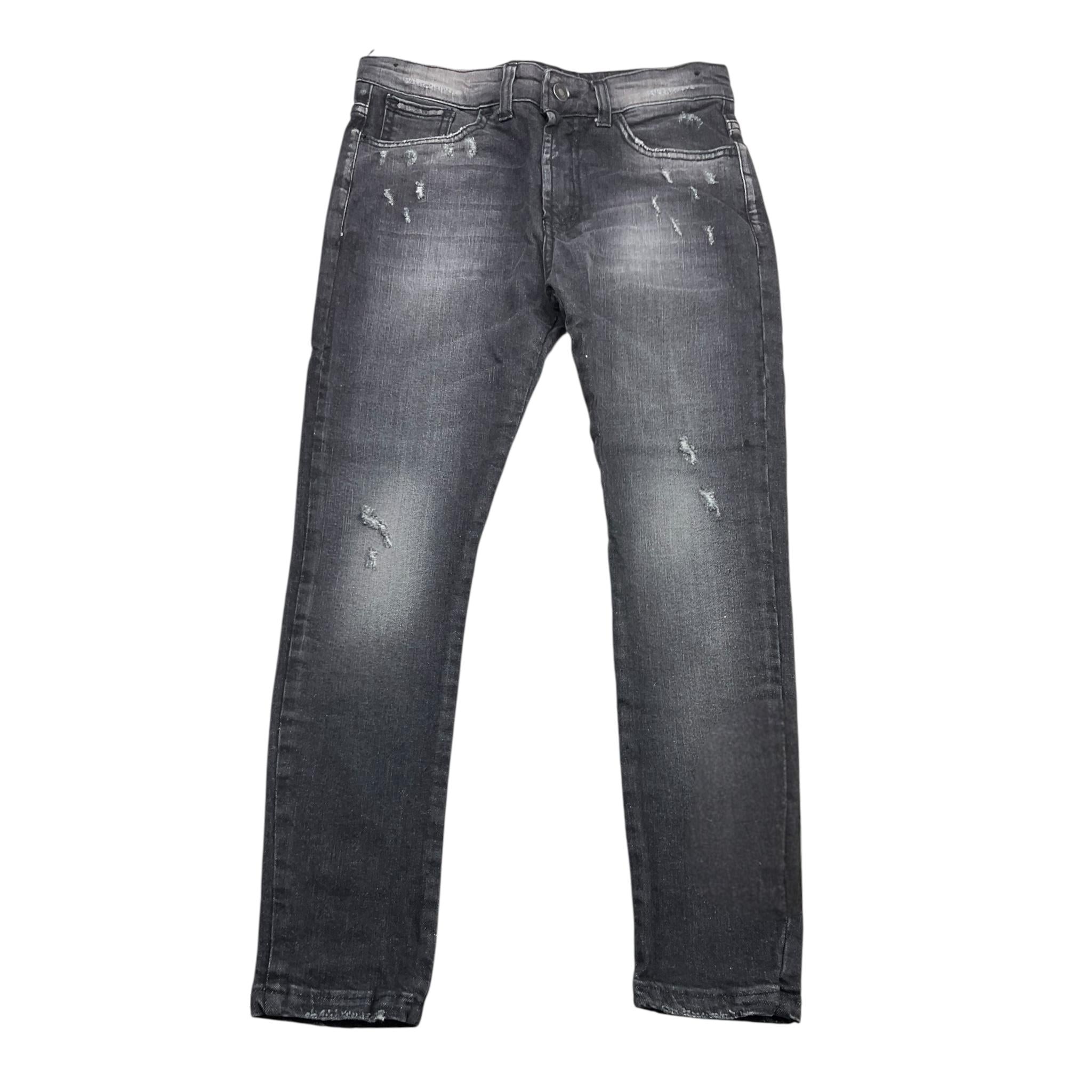 J CHEAP jeans tinta unita con girovita regolabile Nero per Bambino FAC01 NERO J CHEAP 