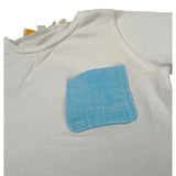 Bear Completo 2 Pezzi T-Shirt-Bermuda per Neonato TSHI+BEM BIANCO BEAR 