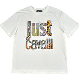Just Cavalli T-Shirt Girocollo Tinta Unita con Stampa per Bambino JBP26071TS BIANCO JUST CAVALLI 