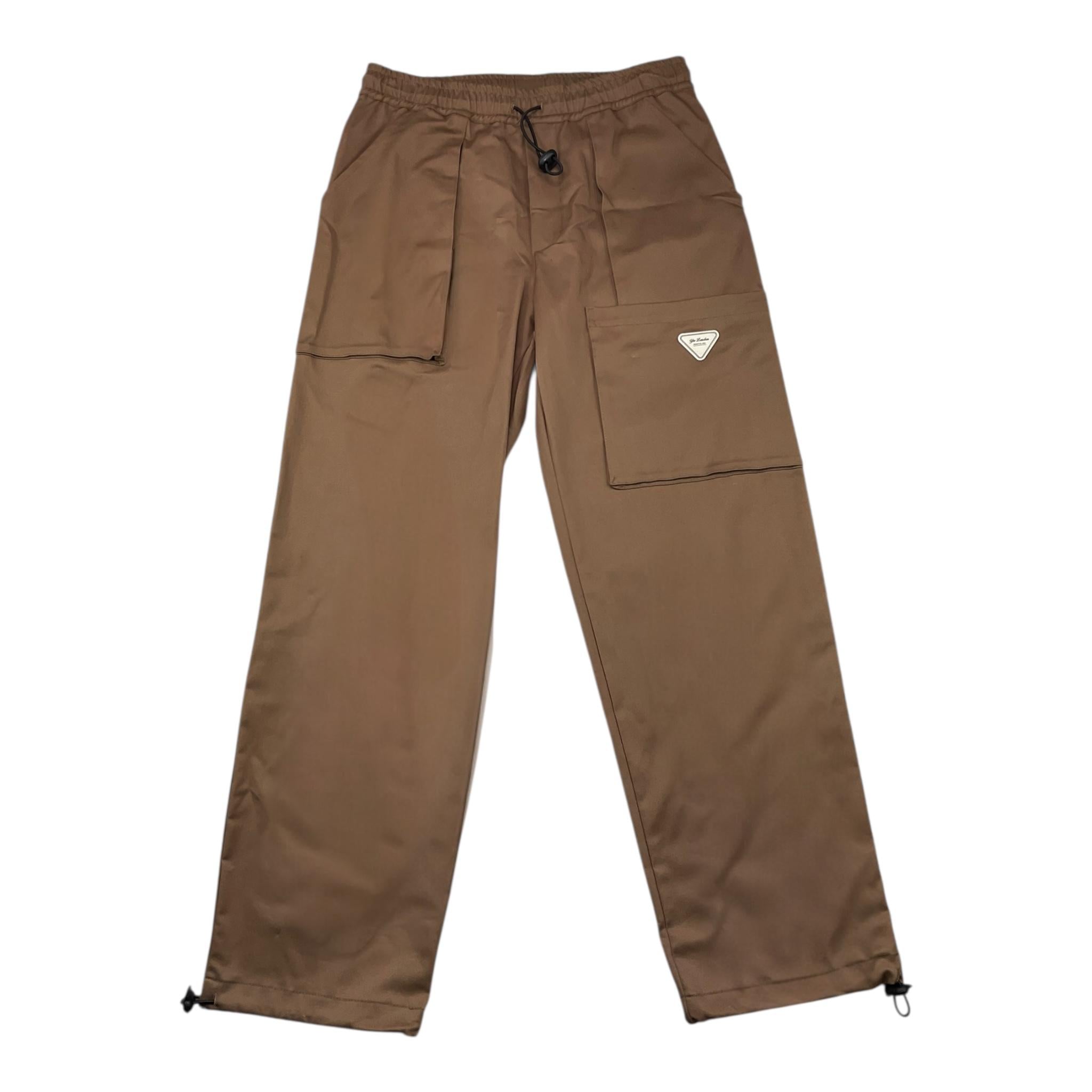 YES LONDON pantalone tinta unita con elastico in vita Marrone per Bambino JR3047 MARRONE YES LONDON 