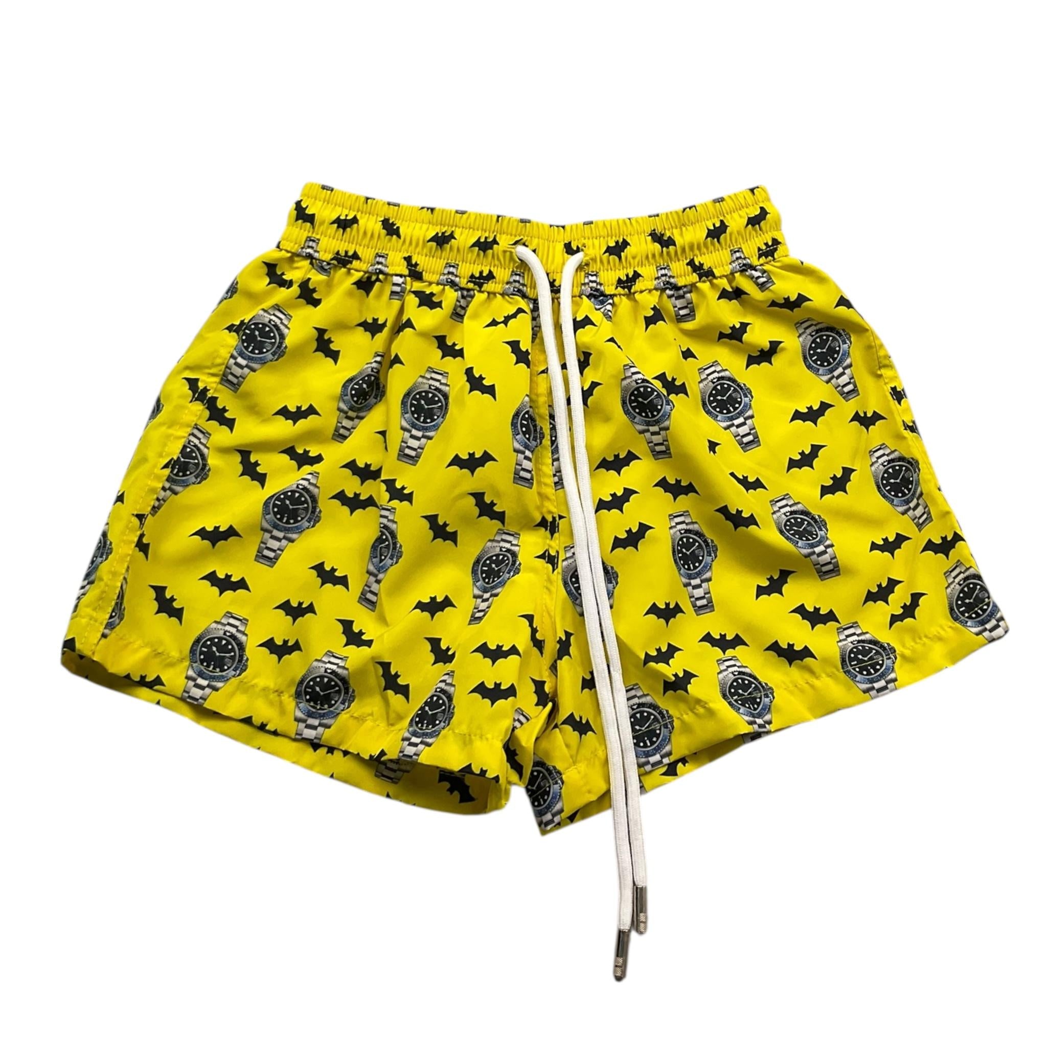 Louis Dieudonne' Costume Modello Boxer Tinta Unita Stampa Batman per Bambino LD13333 GIALLO LOUIS DIEUDONNE' 