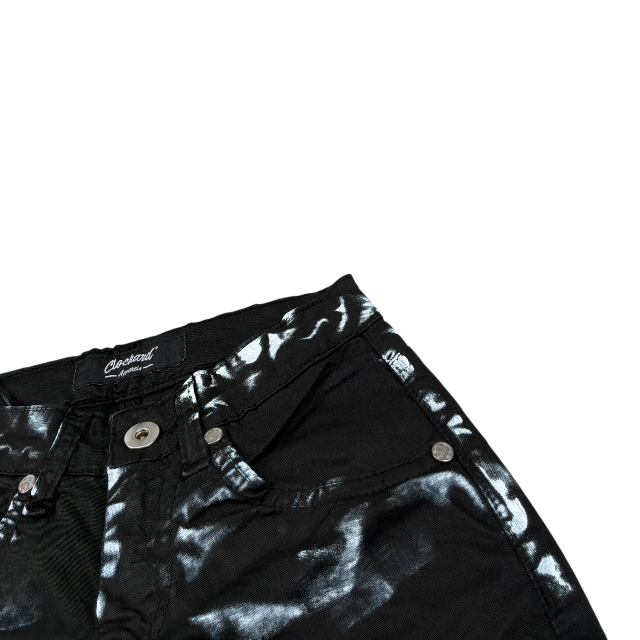 Clochard Jeans tinta unita con Girovita Regolabile Nero per Neonato 002N NERO CLOCHARD 