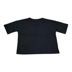 Juicy Couture T-Shirt Girocollo Tinta Unita con Stampa per Bambina JBX6629 NERO JUICY COUTURE 