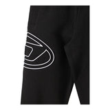 DIESEL pantalone tuta tinta unita con stampa logo Nero per Bambino J01785 NERO DIESEL 