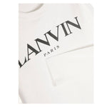 LANVIN shirt girocollo tinta unita cn logo Bianco per Bambino N25145 BIANCO LANVIN 