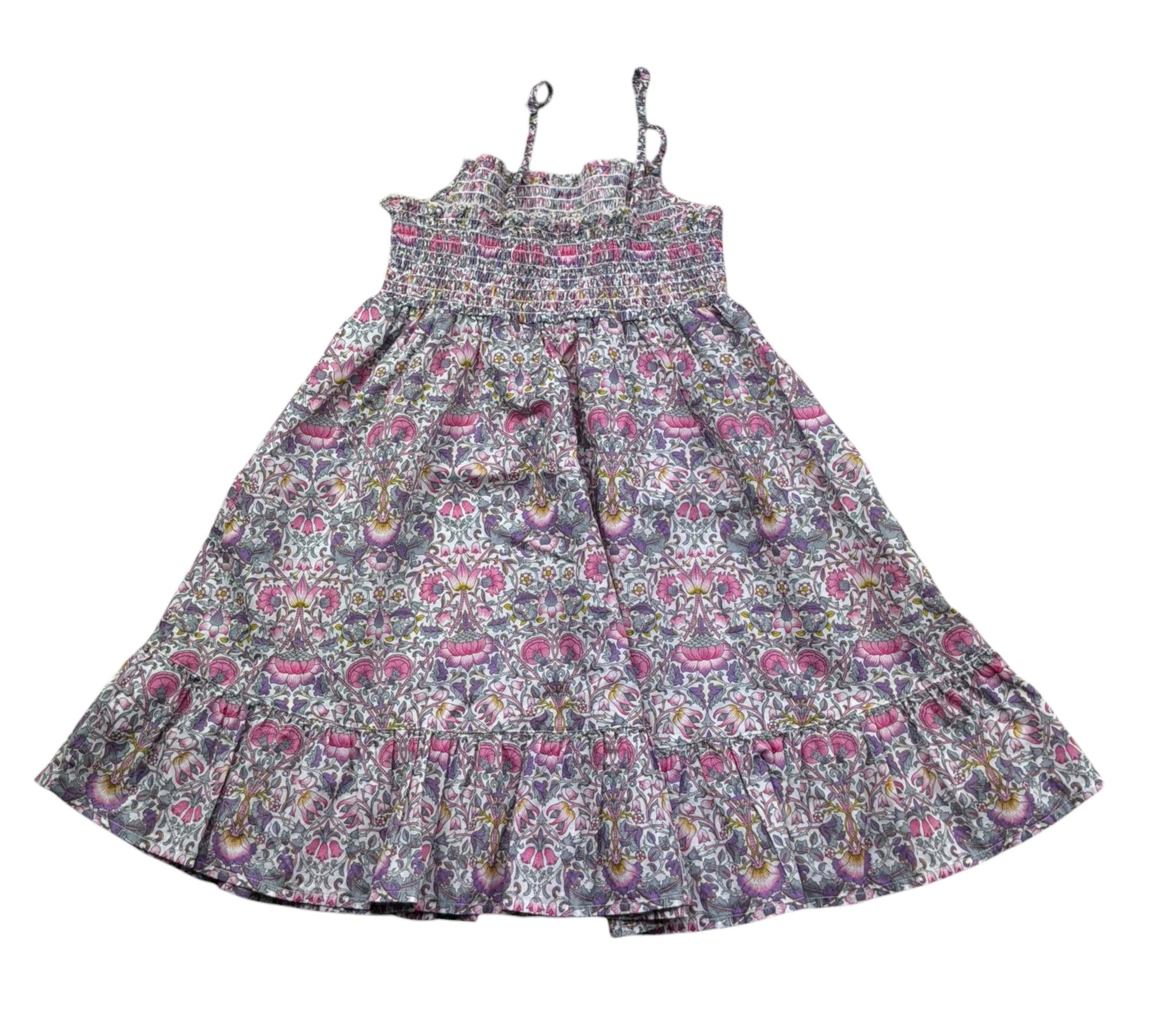 Saint Barth Abito Bretelline Stampa Fantasia Floreale per Bambina MIKI00001 ROSA SAINT BARTH 