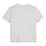 Calvin Klein T-Shirt Tinta Unita Girocollo con Stampa per Neonato IN0IN00068 GRIGIO CALVIN KLEIN 