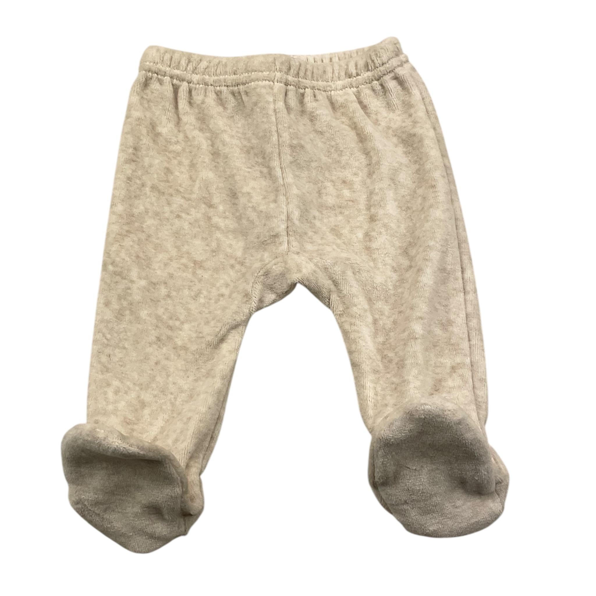 YATSI BABY ghettina tinta unita in ciniglia Beige per Neonata 580 BEIGE YATSI BABY 