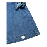 Le Bebe Camicia Giromanica Tinta Unita per Neonata LBG6424 BLU LE BEBE 