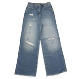 Patrizia Pepe Jeans Einfarbig Palazzo Modell Hellblau Für Mädchen