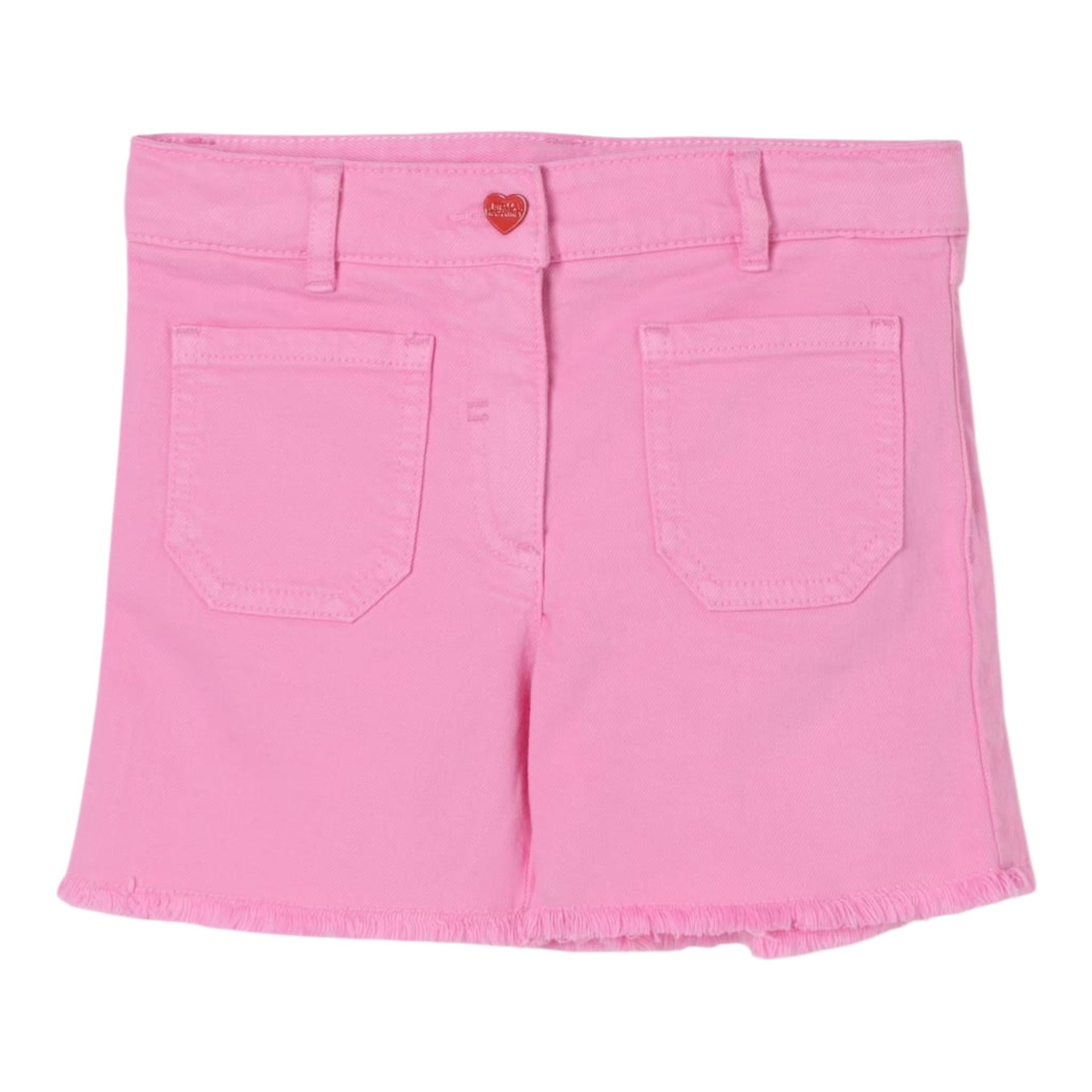 Stella Mccartney Short Tinta Unita con Girovita Regolabile per Neonata TW6B39XN ROSA STELLA McCARTNEY 