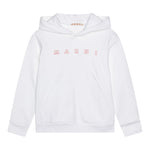 Marni Felpa Chiusa con Cappuccio Tinta Unita con Logo per Bambino M01407 BIANCO MARNI 