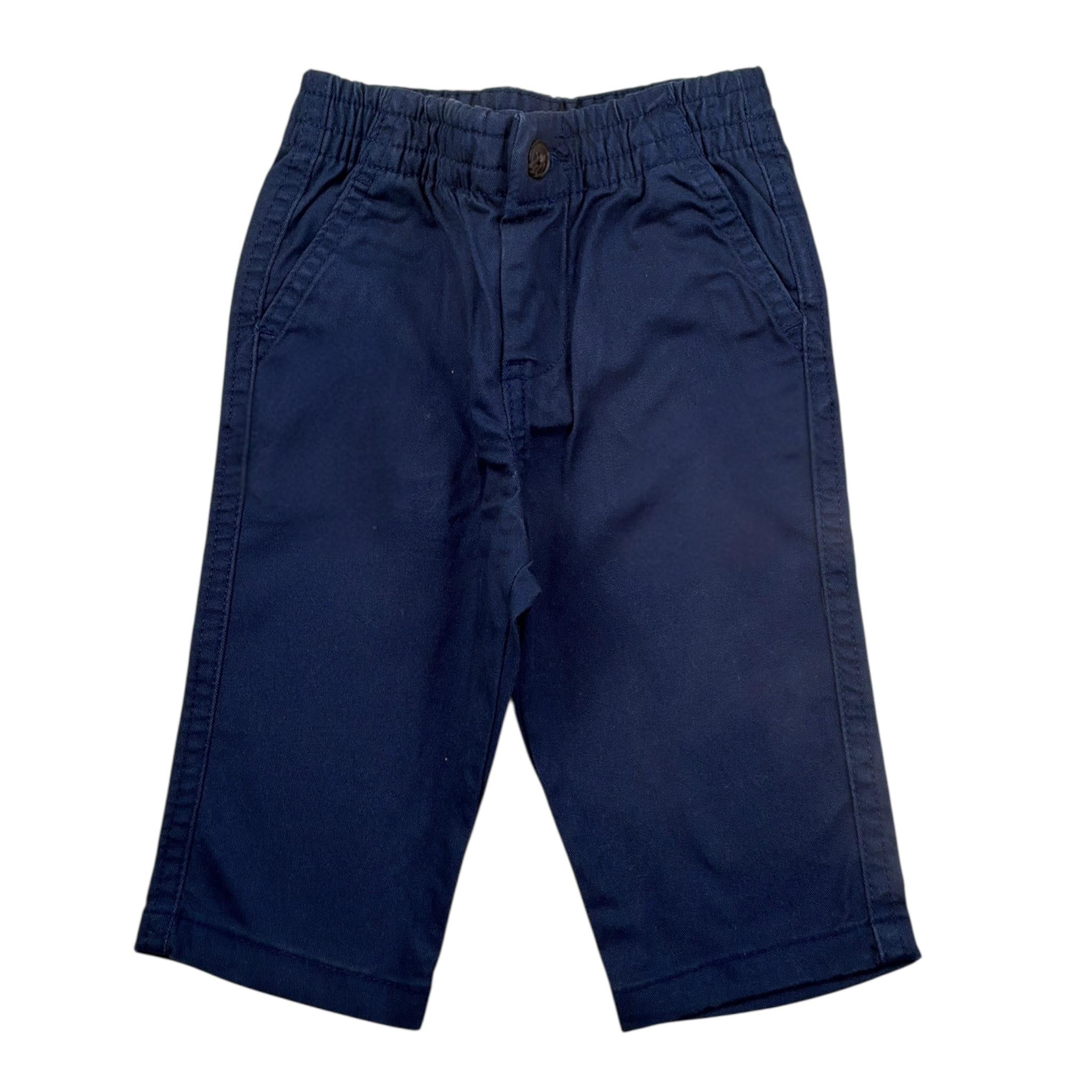 Ralph Lauren Pantalone tinta unita con Elastico In Vita Blu per Neonato 320855803002 BLU RALPH LAUREN 