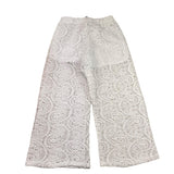 Twinset Pantalone Tinta Unita Traforato per Bambina 251GJ2QR4 BIANCO TWINSET 