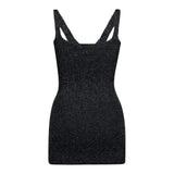 Saint Barth Abito Giromanica Tinta Unita  per Bambina TAINA NERO SAINT BARTH 