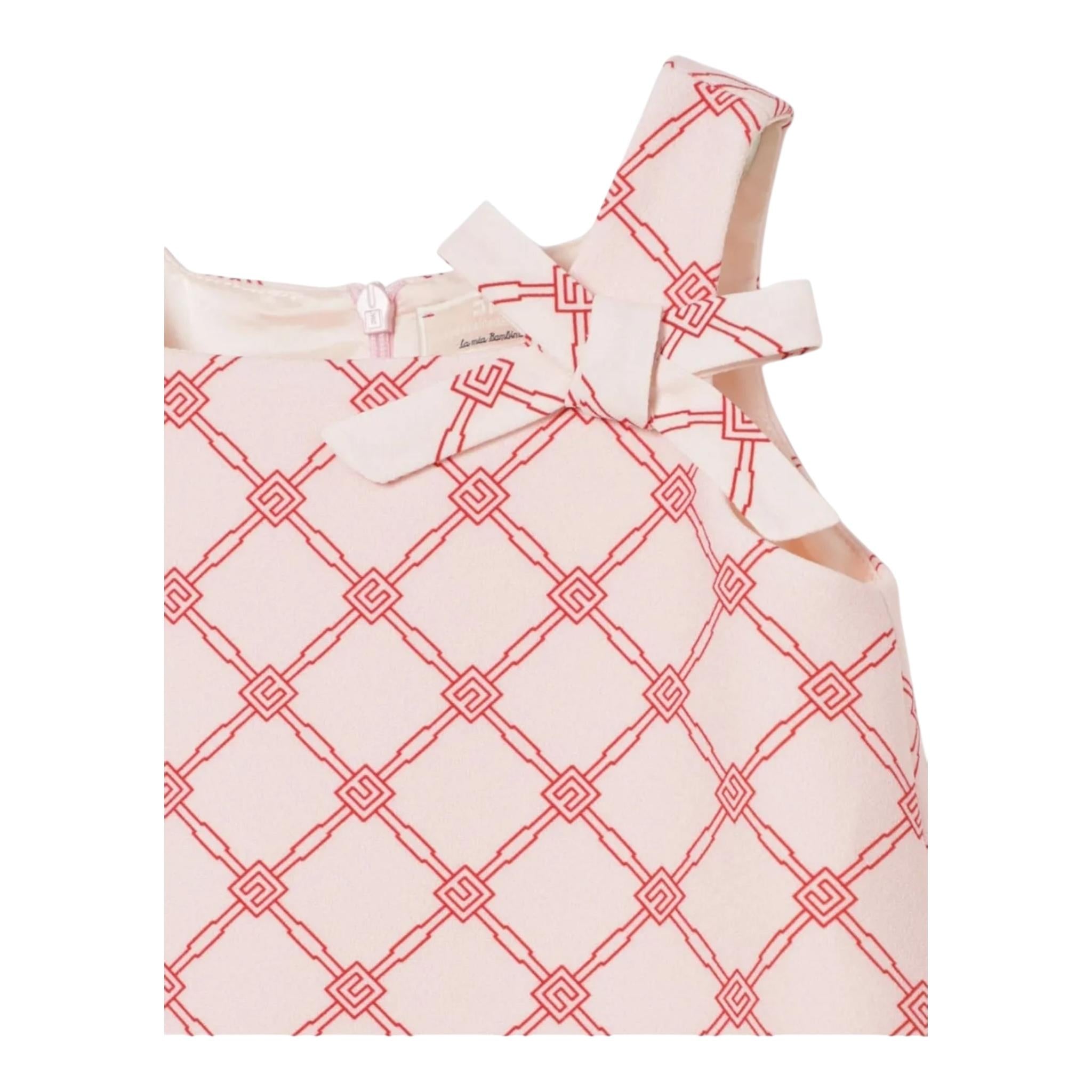 Elisabetta Franchi TUTA Giromanica Tinta Unita con Fantasia per Neonata EGTA008X ROSA ELISABETTA FRANCHI 