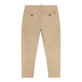 BALMAIN pantalone tinta unita cn toppe Beige per Bambino DQ1182 BEIGE BALMAIN 