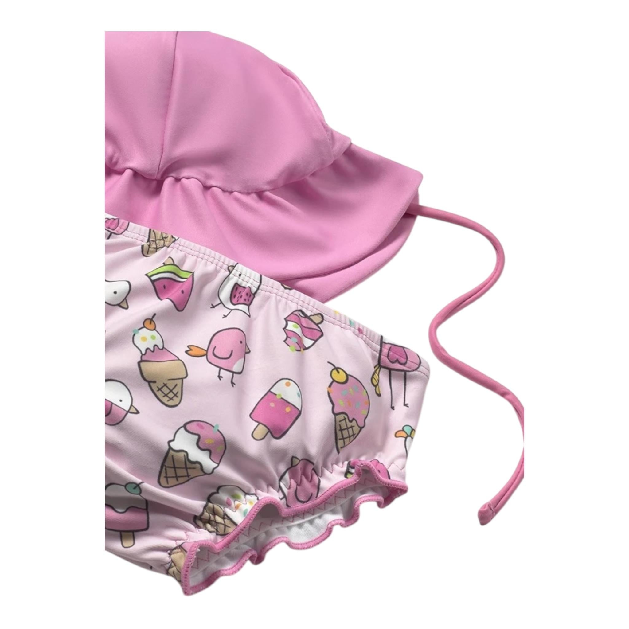 Mayoral Complet 3 Pezzi Canotta-Costume-Cappello per Neonata 1668 ROESA MAYORAL 