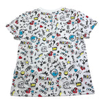 MOSCHINO t-shirt tinta unita girocollo con stampa Bianco per Bambino HQM058 BIANCO MOSCHINO 