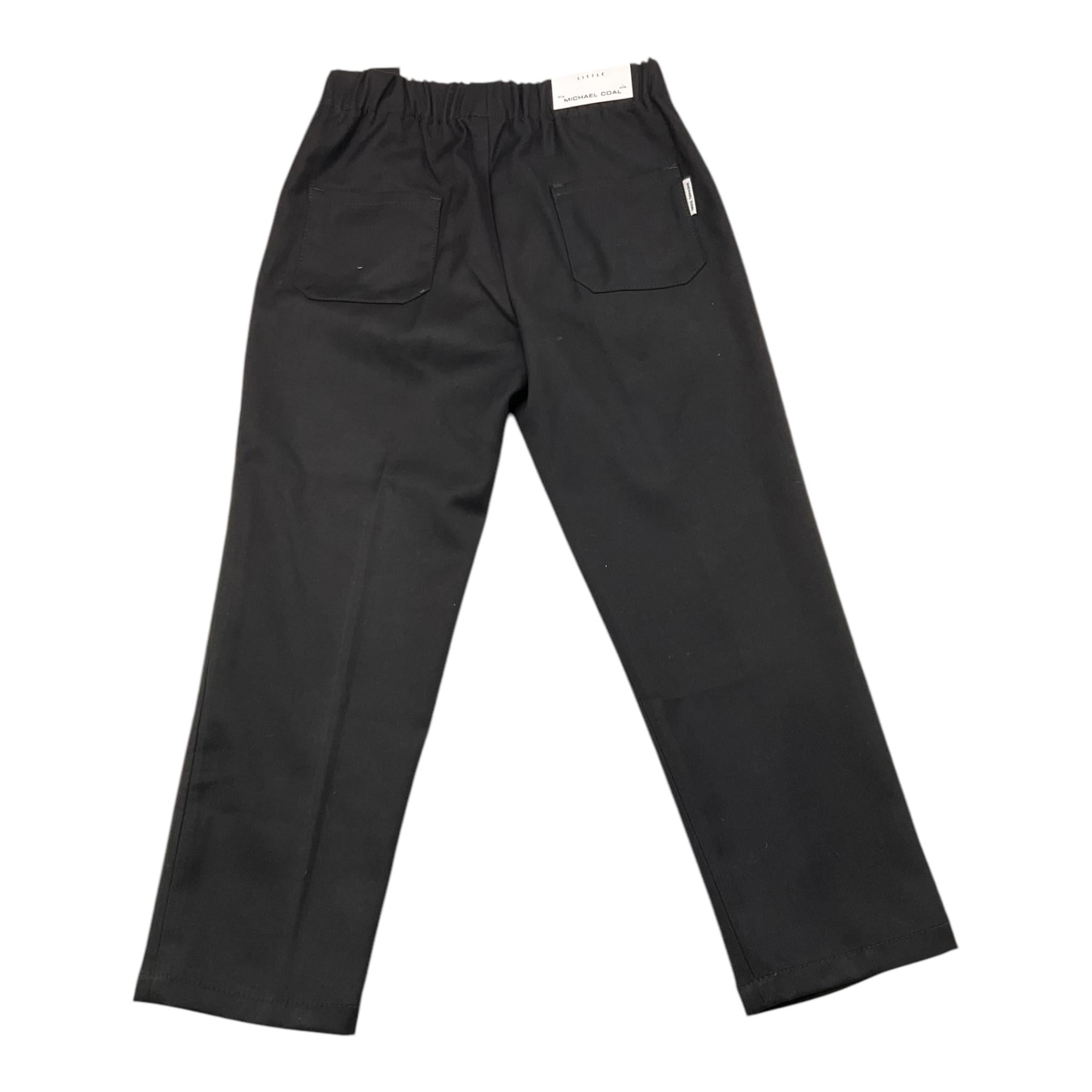 MICHAEL COAL pantalone tinta unita con elastico in vita Nero per Bambino TOMMY7J NERO MICHAEL COAL 