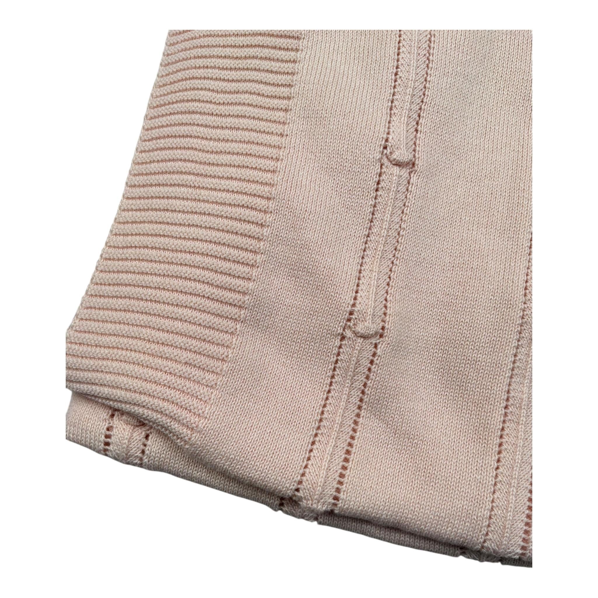 Wedoble Coperta Tinta Unita con Ricami per Neonata V2401306A ROSA WEDOBLE 