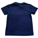 Trussardi T-Shirt Girocollo Tinta Unita con Stampa per Neonato TIP26037TS BLU TRUSSARDI 