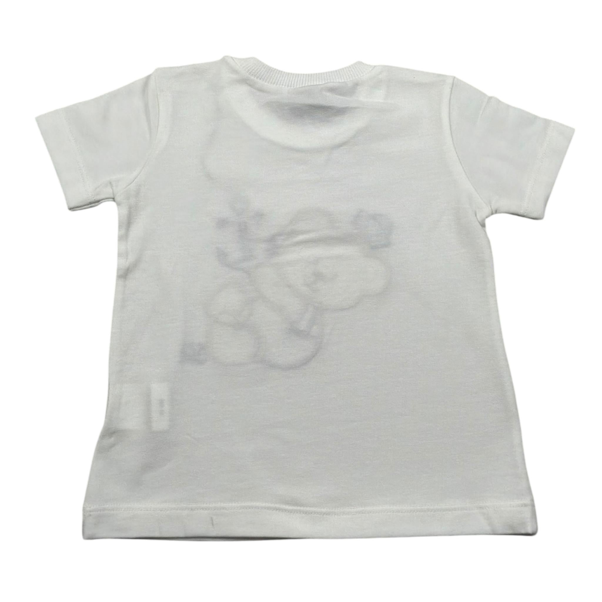 J.O. Milano T-Shirt Girocollo tinta unita con Stampa Panna per Neonato 576B3 PANNA J.O. MILANO 