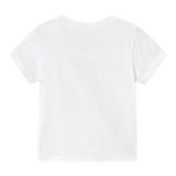 Mayoral T-Shirt Girocollo Tinta Unita con Stampa per Neonato 1066X BIANCO MAYORAL 